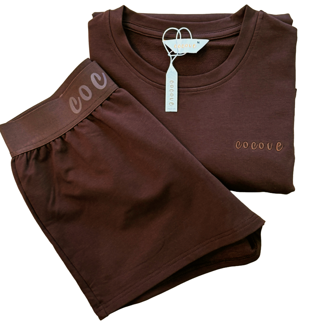 Cocove 24/7 Lounge Set- Chocolate