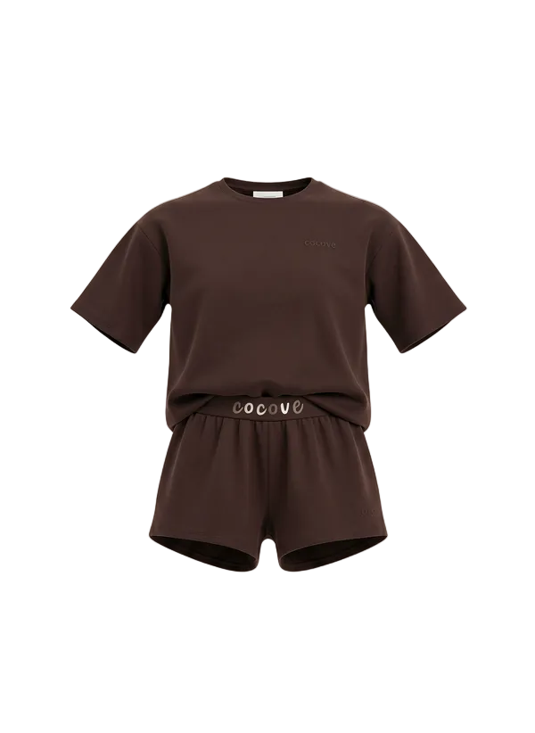 Cocove 24/7 Lounge Set in Chocolate